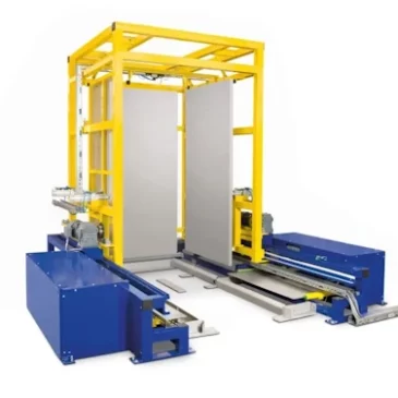 Baust PW2000 Wolnostojący wymieniacz palet stosujący metodę spychania