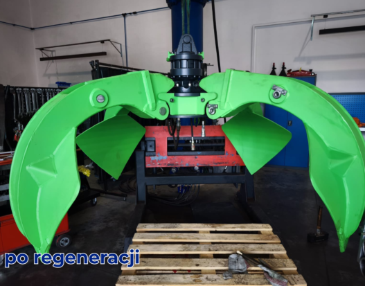 Regeneracja hydrauliki osprzętu do wózków widłowych